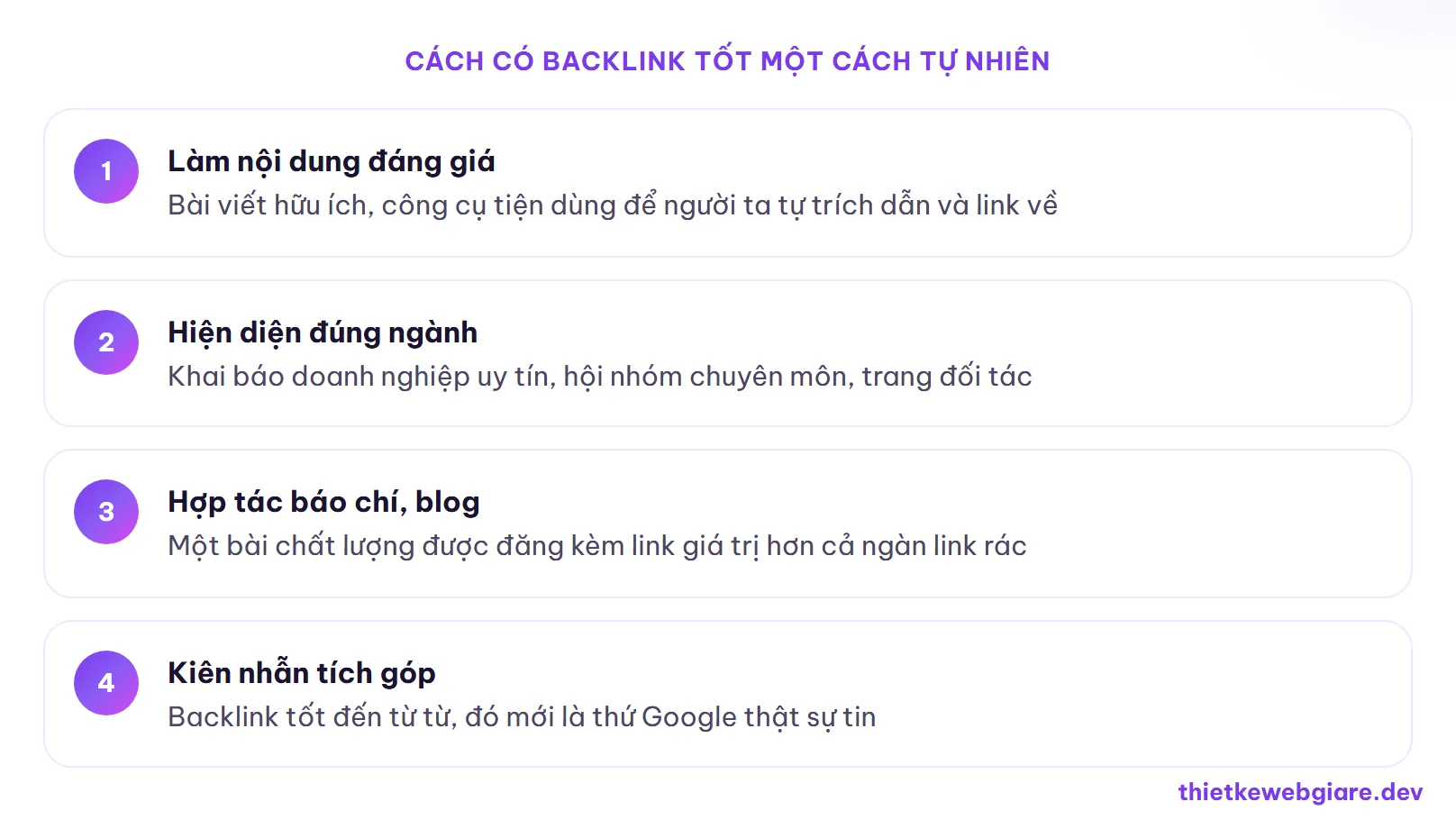 Cách có backlink tốt một cách tự nhiên — backlink là gì