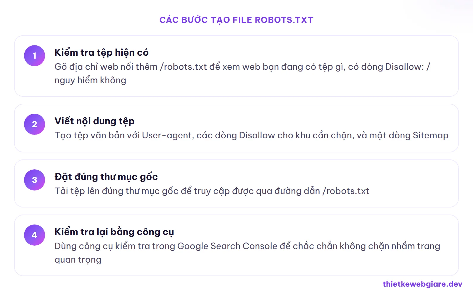 Các bước tạo file robots.txt — robots.txt là gì
