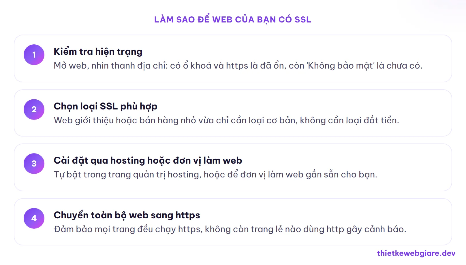 Làm sao để web của bạn có SSL — chứng chỉ SSL là gì