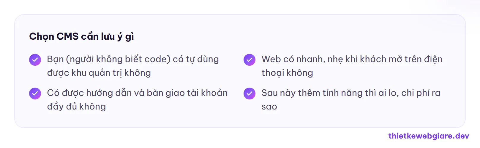 Chọn CMS cần lưu ý gì — CMS là gì