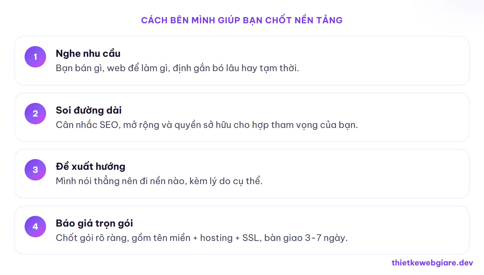 Cách bên mình giúp bạn chốt nền tảng — wordpress hay wix